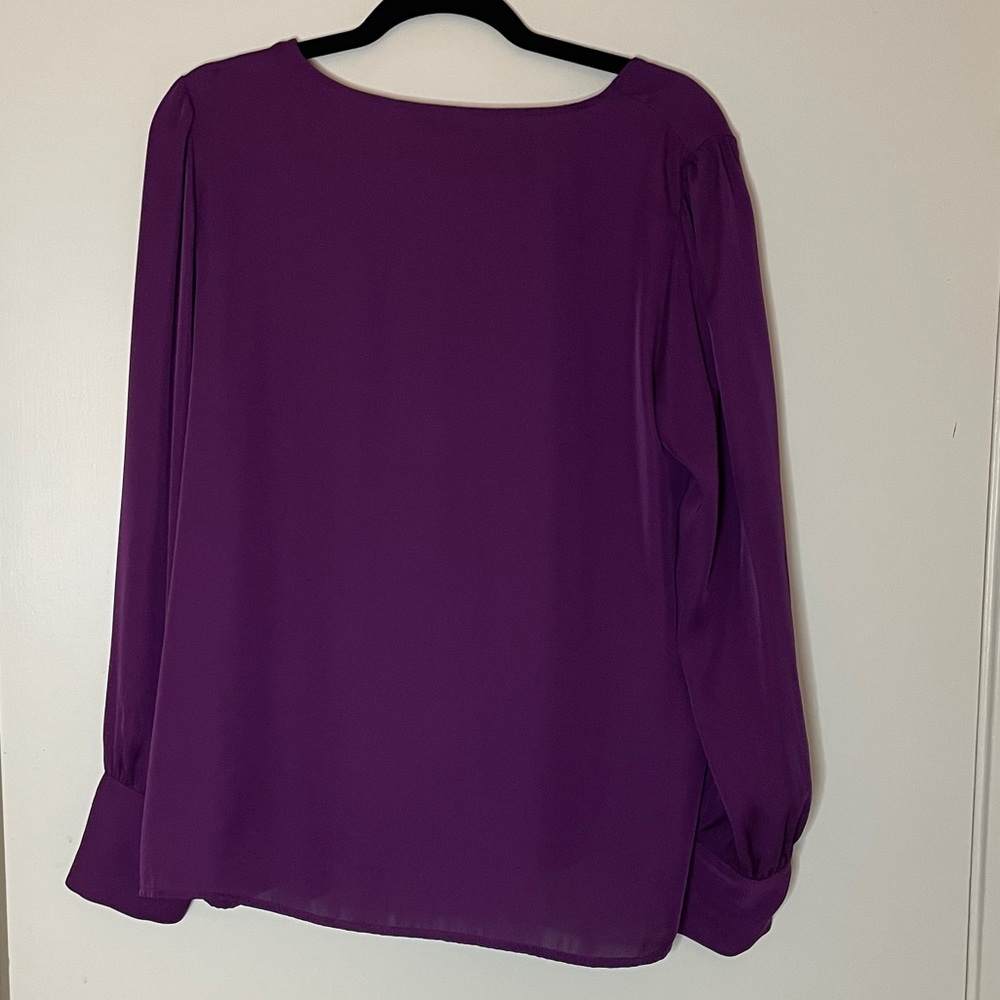 Flowy Express Button Sleeve Blouse - image 2